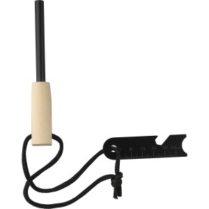 Stainless steel firestarter rod Azra, brown (Metal kitchen equipments)
