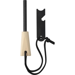 Stainless steel firestarter rod Azra, brown (Metal kitchen equipments)