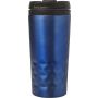 Stainless steel mug Lorraine, blue