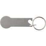 Stainless steel multifunctional key chain Gavin, silver (739582-32CD)