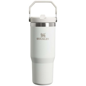 Stanley 890 ml IceFlow(tm) flip straw tumbler, Frosted white (Thermos)