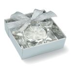 Star shaped candle holder, matt silver (CX1370-16)