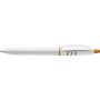 Stilolinea S30 plastic ballpen, white/orange