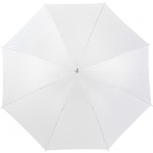 Polyester (170T) umbrella Alfie, white (Umbrellas)