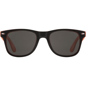 Sun Ray sunglasses with two coloured tones, Orange, solid black (Sunglasses)
