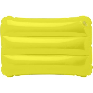 Sunny inflatable beach pillow, Yellow (Beach equipment)