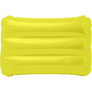 Sunny inflatable beach pillow, Yellow (Beach equipment)
