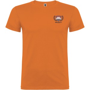 Beagle short sleeve men's t-shirt, Orange (T-shirt, 90-100% cotton)