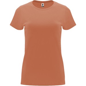 Capri short sleeve women's t-shirt, Greek Orange (T-shirt, 90-100% cotton)