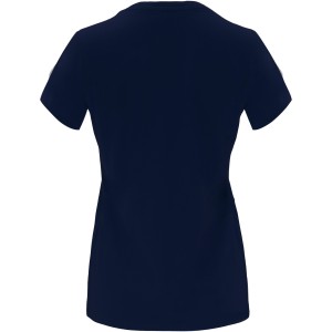 Capri short sleeve women's t-shirt, Navy Blue (T-shirt, 90-100% cotton)