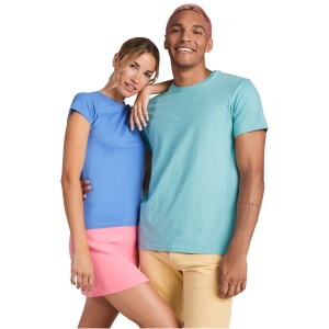 Capri short sleeve women's t-shirt, Red (T-shirt, 90-100% cotton)