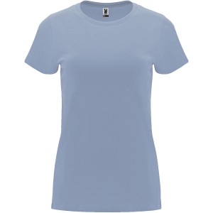 Capri short sleeve women's t-shirt, Zen Blue (T-shirt, 90-100% cotton)
