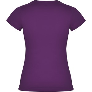 Jamaica short sleeve women's t-shirt, Purple (T-shirt, 90-100% cotton)
