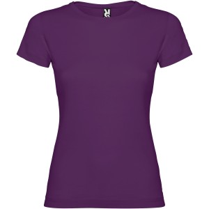 Jamaica short sleeve women's t-shirt, Purple (T-shirt, 90-100% cotton)