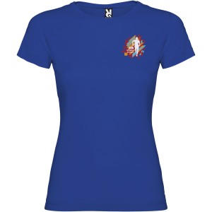 Jamaica short sleeve women's t-shirt, Royal (T-shirt, 90-100% cotton)