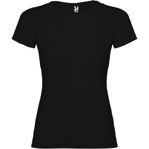 Jamaica short sleeve women's t-shirt, Solid black (T-shirt, 90-100% cotton)