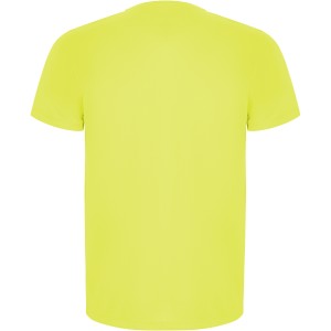 Imola short sleeve kids sports t-shirt, Fluor Yellow (T-shirt, mixed fiber, synthetic)
