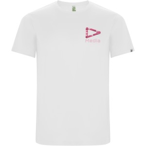Imola short sleeve men's sports t-shirt, White (T-shirt, mixed fiber, synthetic)