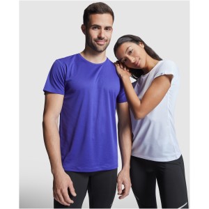 Imola short sleeve women's sports t-shirt, Fluor Orange (T-shirt, mixed fiber, synthetic)