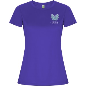 Imola short sleeve women's sports t-shirt, Mauve (T-shirt, mixed fiber, synthetic)