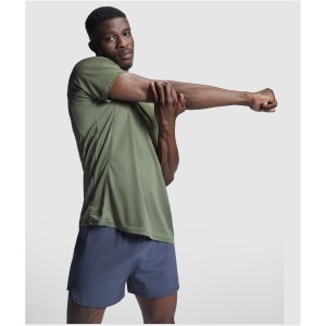 Montecarlo short sleeve men's sports t-shirt, Dark Sand (T-shirt, mixed fiber, synthetic)