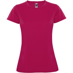 Montecarlo short sleeve women's sports t-shirt, Rossette (T-shirt, mixed fiber, synthetic)
