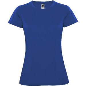 Montecarlo short sleeve women's sports t-shirt, Royal (T-shirt, mixed fiber, synthetic)