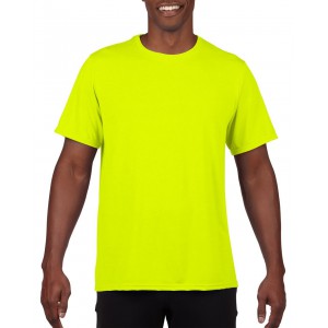 PERFORMANCE(r) ADULT T-SHIRT, Safety Green (T-shirt, mixed fiber, synthetic)