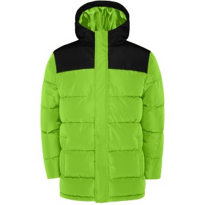 Tallin kids insulated jacket, Lime, Solid black (Jackets)