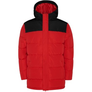 Tallin kids insulated jacket, Red, Solid black (Jackets)