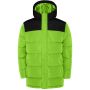 Tallin unisex insulated jacket, Lime, Solid black