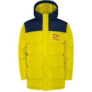 Tallin unisex insulated jacket, Yellow, Navy Blue (Jackets)