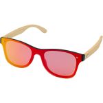 Tan sunglasses with bamboo temples, Yellow (12705011)