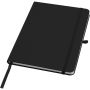 Teak A5 recycled hard cover notebook with lined pages, Solid