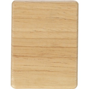 Phone holder Nyla, Recycled wood, brown