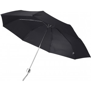 Telescopic umbrella, black (Foldable umbrellas)