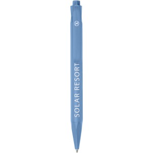 Terra corn plastic ballpoint pen, Blue (Metallic pen)