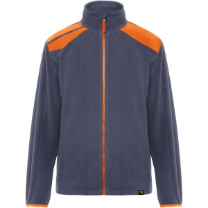 Terrano unisex microfleece jacket, Lead, Orange