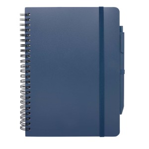 Thalaasa A5 ocean-bound hard cover notebook with ballpoint p (Notebooks)