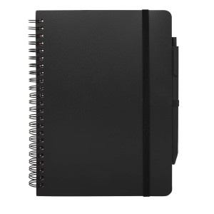 Thalaasa A5 ocean-bound hard cover notebook with ballpoint p (Notebooks)