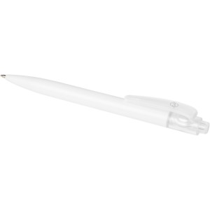 Thalaasa ocean-bound plastic ballpoint pen, Transparent whit (Plastic pen)