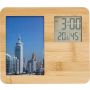Bamboo weather station Colton, brown