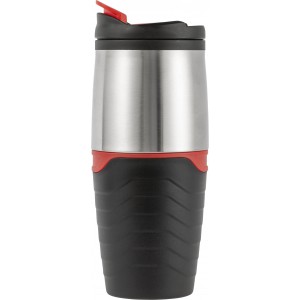 PP and stainless steel mug Pamela, black/silver (Thermos)