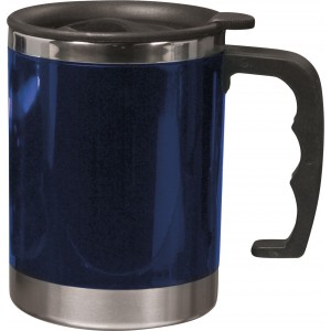 Stainless steel and AS double walled mug Gabi, blue (Thermos)