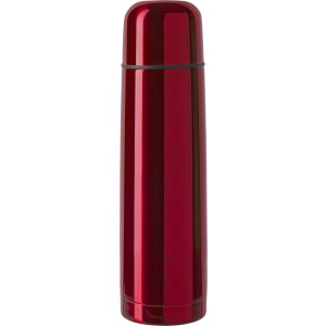 Stainless steel double walled flask Mona, red (Thermos)