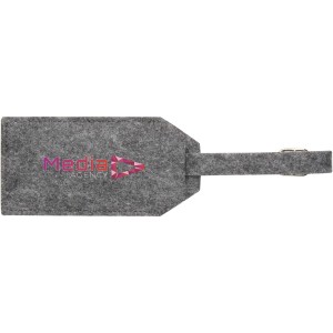 Tie luggage tag, Grey (Bag accesories)