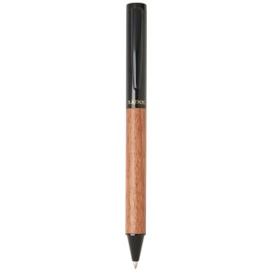 Timbre wood ballpoint pen, Solid black (Wooden, bamboo, carton pen)