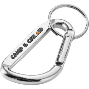 Timor carabiner keychain, Silver (Keychains)