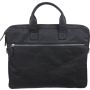 Tomato leather laptop bag Lillian, black