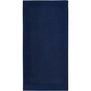 Nora 550 g/m2 cotton bath towel 50x100 cm, Navy (Towels)